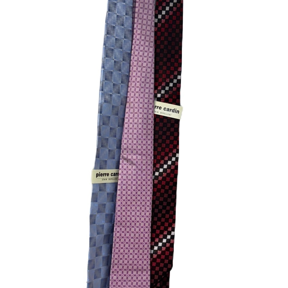 Pierre Cardin Blue and Pink Ties Elegant Accessories
